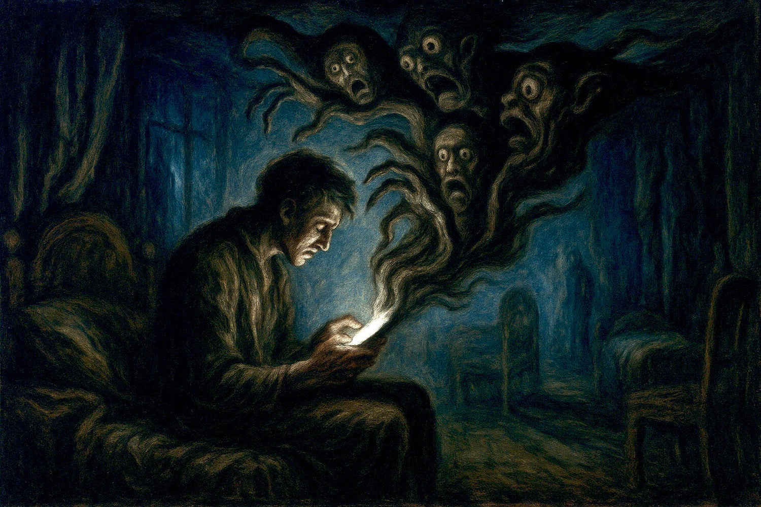 The Haunting of Sleep: Waking Fuseli | Surreal Gothic Dream Horror Art