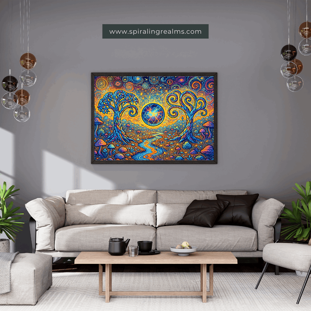 Entangled Grove – Psychedelic Forest Mindscape | Infinite Loop Collection (Digital Download)